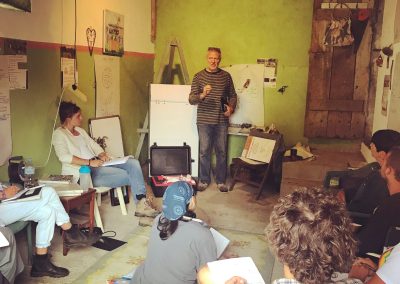 teacher delivery a permaculture session