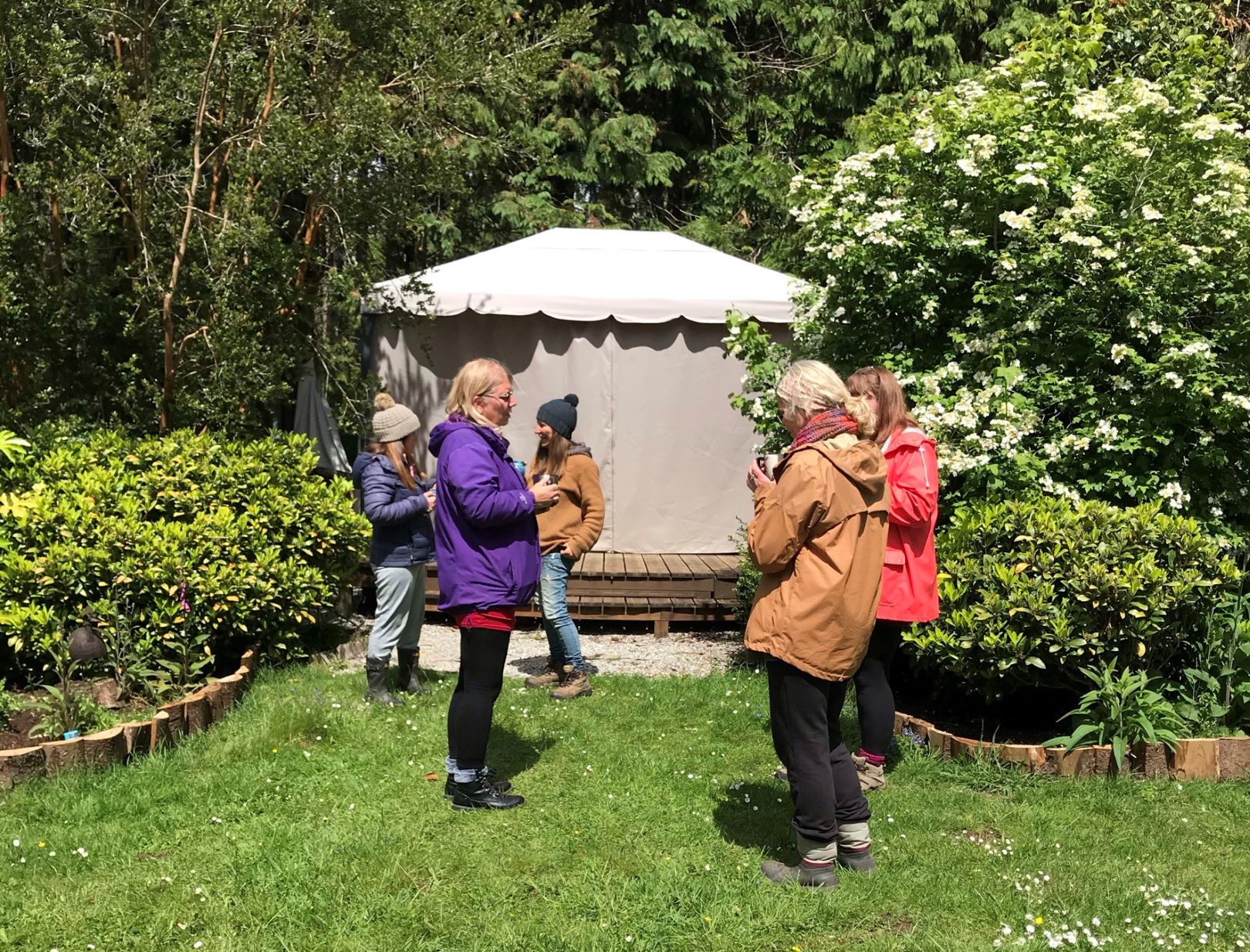 Home 3 Open day visitors learning about composting