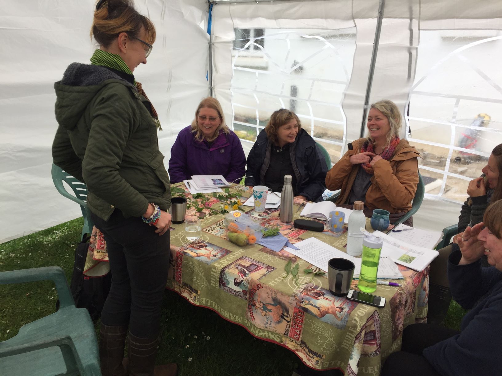 Teaching a permaculture course Teaching a permaculture design course with students